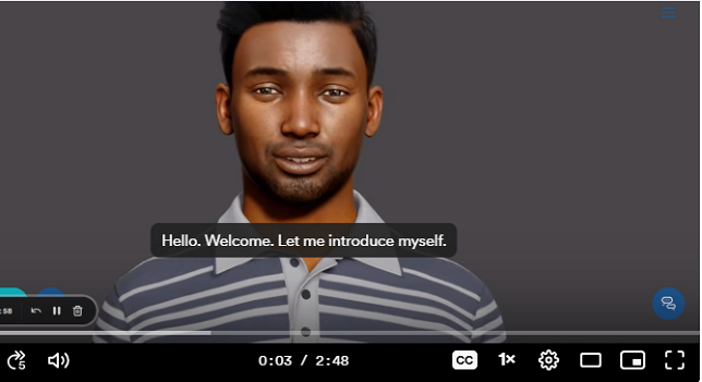 A Digital Human as a recruiter